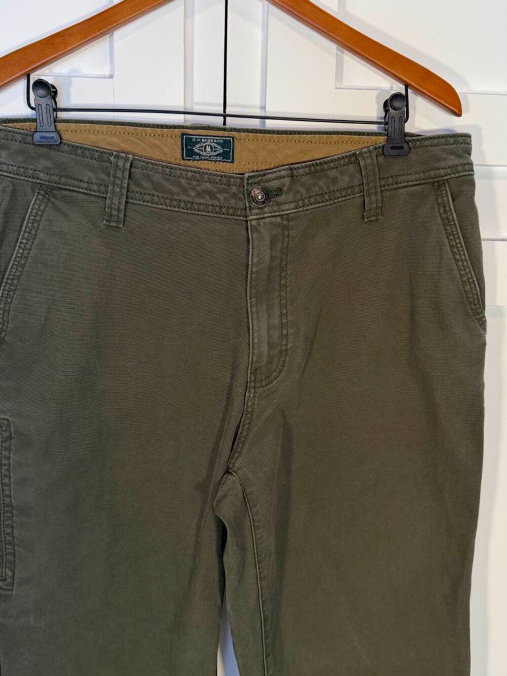 G.H. Bass & Co. Cargo Pants 34x30 Green Size 34 - Picture 4 of 15